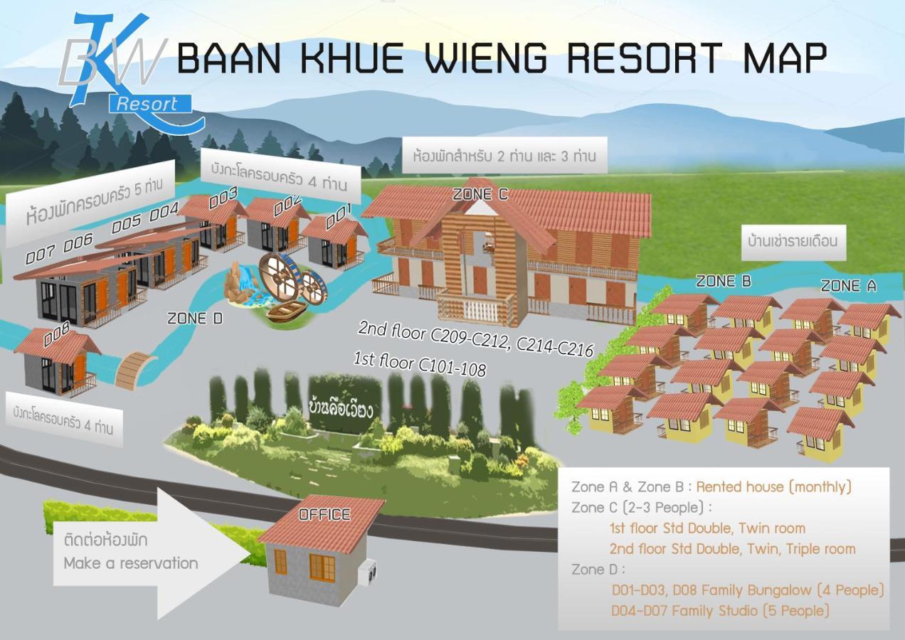 Baan Khue Wieng Resort Mae Sariang Luaran gambar
